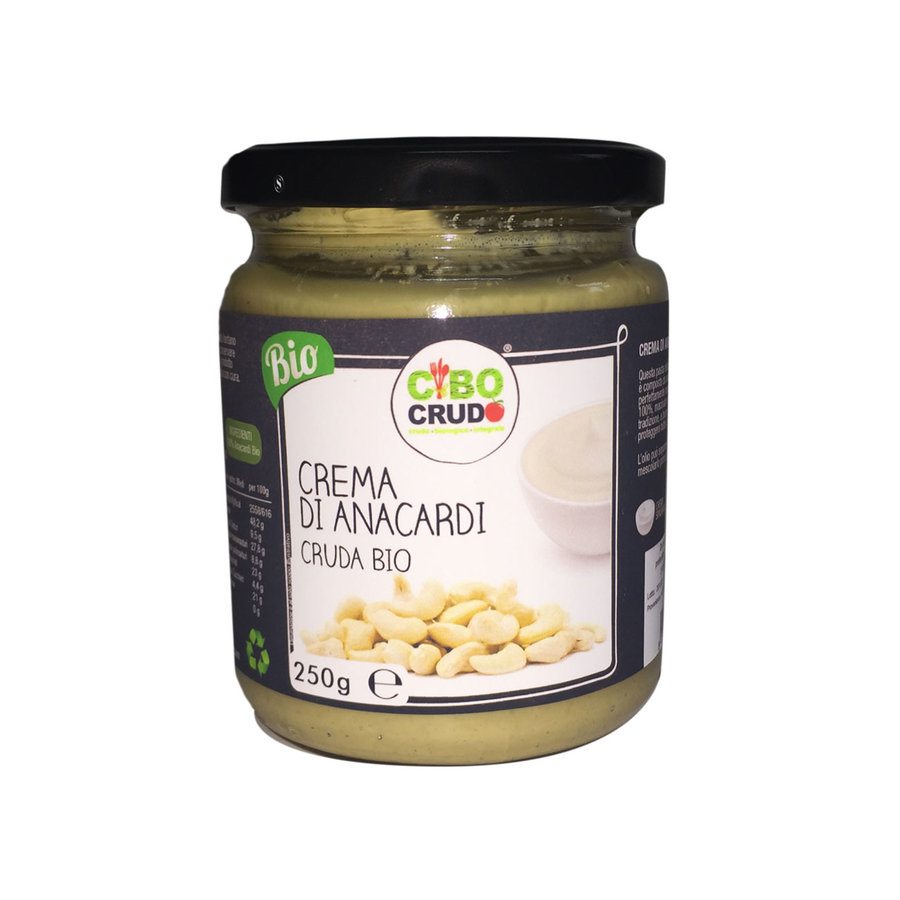 Burro di Anacardi-Crudo Bio - Raw Organic Cashew Butter - 250g
